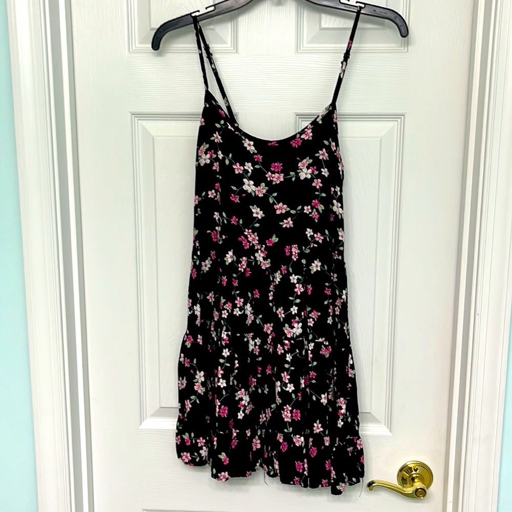 LA Hearts, size S, black lace up sundress